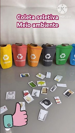 Selective waste collection/recycling ♻️ Colors of the recycling bins #selectivecollection #colors...