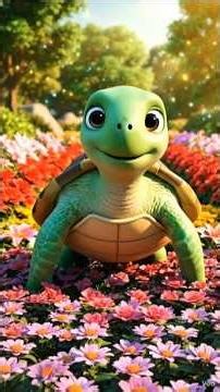 Little Turtle Slow and Sweet | CocoTwist Shorts | Mindful Fun for Kids 🐢💚 #cocotwist #nurseryrhymes