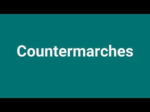 'Countermarches' Meaning and Pronunciation