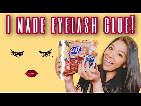 HOW TO MAKE EYELASH GLUE! || Only 3 Ingredients