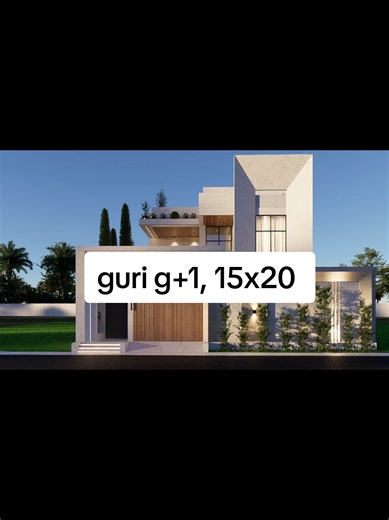 Guri G 1 15x20: Qaab-dhismeed iyo Qolka gudaha ee mashruuca