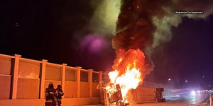 Tractor-trailer rollover closes one lane of I-81 N in Southern NY