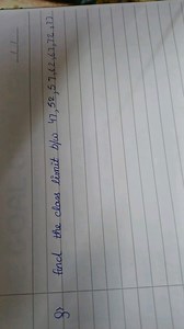 find the class limit b/w 47,52,57,62,67,72,77... | Filo