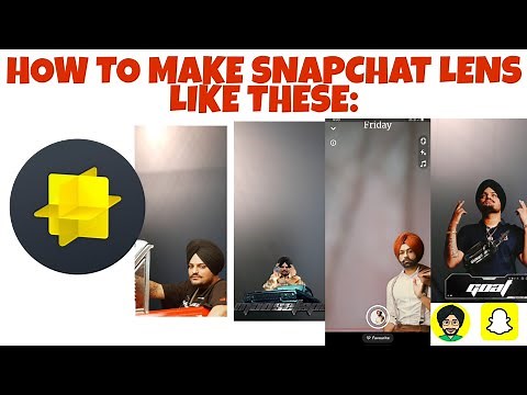 How to make snapchat lens | simple 2d lens | lens studio | hira singh | tutorial | 2021