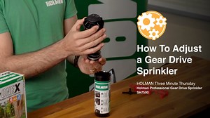 Happy Thursday everyone and welcome back to another Three Minute Thursday. Adjusting your Gear Drive sprinkler doesn't have to be scary!😨 In this video, we go through how to adjust the spray angle, spray arc and how to change the nozzle on a Holman Professional Gear Drive Sprinkler. If you have any suggestions for future videos, please let us know in the comment below! | Holman Industries