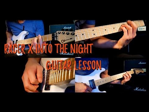 Racer X Into The Night - Main Riff Lesson - Paul Gilbert - Master That Riff Series