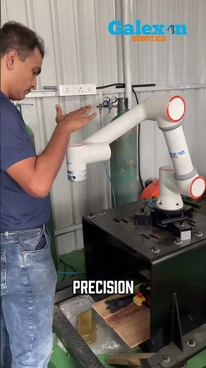 Fairino Cobot Collision Detection Test | Real-Time Safety Demo! #galexonrobotics #fairino #shorts