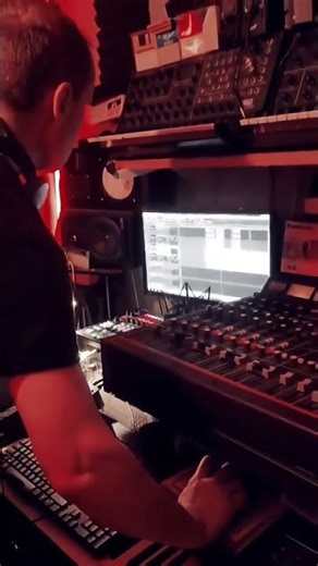 Studio time: drum programming and mixing (e-mu drumulator + e-mu emulator II bass)