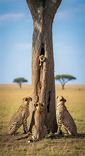 Will the leopard catch its prey successfully? Watch the thrilling chase unfold