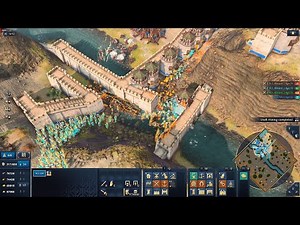 Age Of Empires 4 | Nest of Bees Firestorm | Wall Towers MELT Endless Waves | Perfect Hold Strategy