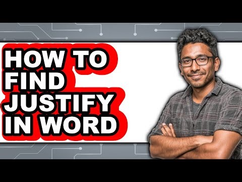 How to Find Justify in Word (easy Method)