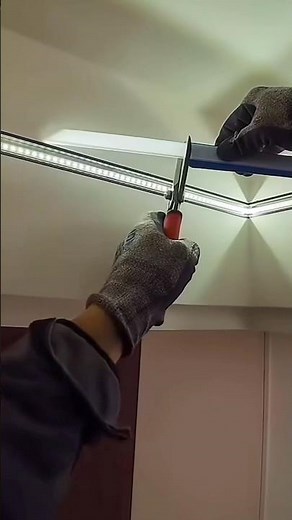 Comment réaliser une coupe d’angle pour un éclairage LED au plafond ?