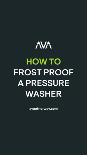 AVA of Norway UK on Instagram: "The frost is here to stay — don’t let it ruin your pressure washer! Learn how to frost-proof your machine in just a few simple steps and save yourself a costly repair later. #pressurewasher #pressurewashing #powerwashing #cleanwithme"
