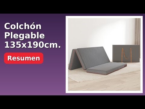 RESEÑA (2025) : Colchón Plegable 135x190cm. DETALLES ESENZIALES