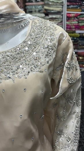 Handmade shirt with shisha silk plazo#hashirbotieq #viralvideo #foryou #trending #1millionaudition @Hashir 👗Boutique Kotla