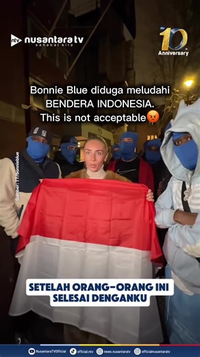 Disrespecting Indonesia🇮🇩 national symbols is shameful Bonnie Blue Update terbaru kasus ini udah sampai mana teman - teman?