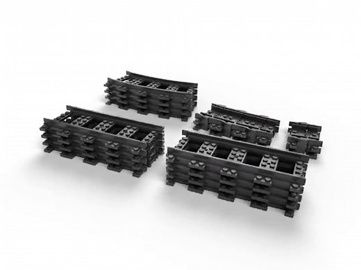 LEGO City Tracks 60205 - 20 Pieces Extension Accessory Set, Train Track and Railway Expansion, Compatible with LEGO City Sets, Building Toy for Kids, Great Gift for Train and LEGO City Enthusiasts