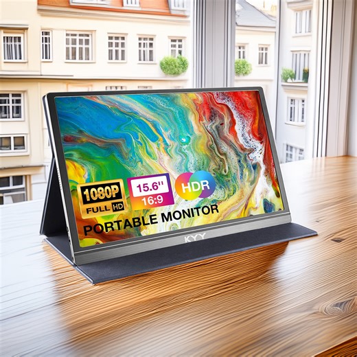 15.6″ KYY Portable Monitor Could be Your Laptop's New Best Friend on the Road for Under $70