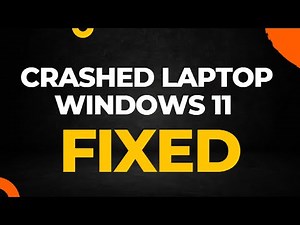 How to Fix Crashed Laptop Windows 11