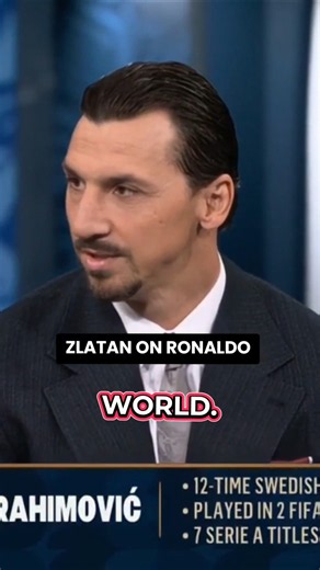 Zlatan Says Ronaldo Must Quit Football. #worldcup2026 #football #soccer #america #wcqualifiers #mex