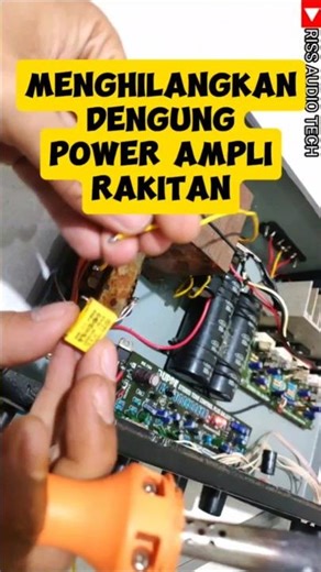 eliminate the hum of a home-made power amplifier #amplifier #sound #assembling a power amplifier ...
