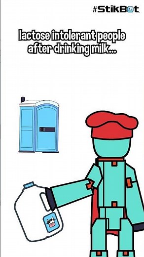 💥 “Lactose intolerant people after drinking milk” 🥛🚽💨