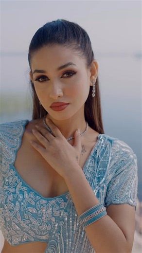 𝗘𝘁𝗵𝗻𝗶𝗿𝗮 𝘣𝘺 𝘙𝘦𝘯𝘶 on Instagram: "Draped in calming blue hues, this outfit is a true celebration of fine handwork and timeless craftsmanship ✨ Every intricate embroidery detail, delicate threadwork, and soft silhouette comes together to create a look that feels graceful, royal, and effortlessly elegant. Where tradition meets modern charm in the most beautiful way 💙 Mua - @sai_beauty_expert Muse - @khushi_m832 Captured by - @ignited.view #HandcraftedElegance #IntricateHandwork #BlueEth