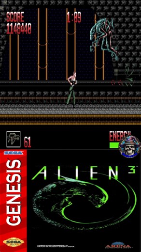 Alien 3 - Boss 1. Guardian (Sega Genesis) #alien3 #segagenesis | Geekversy