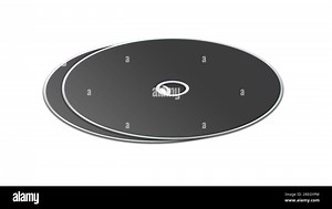 CD or DVD blank template black for presentation layouts and design. 3D rendering. Digitally Generated Image. Isolated on white background Stock Photo - Alamy