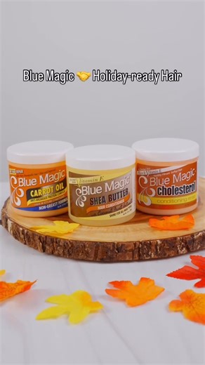 Happy Thanksgiving, everybody! 🤎 Picture-ready hair is as easy as 1️⃣ 2️⃣ 3️⃣ with the help of Blue Magic. | Blue Magic