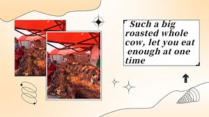 760K views · 2.4K reactions | The sight of such roasted whole beef makes people so appetizing. I really want to eat a whole one. #specialdishes #roastwholebeef #travel #Xinjiang #特色美食 #烤全牛 #旅行 #新疆 | Baursak | Facebook