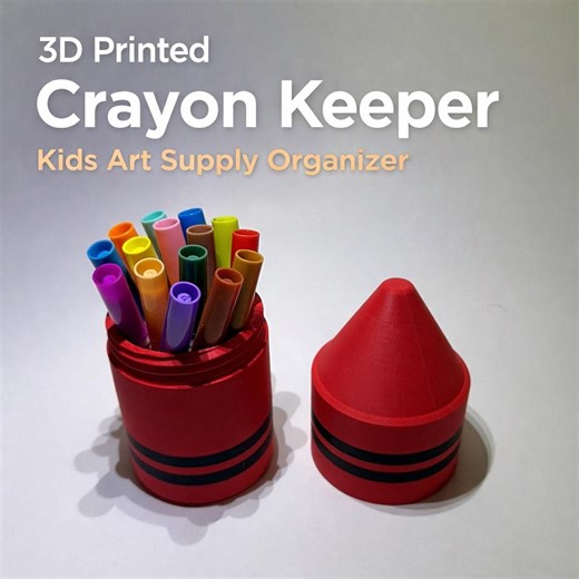 Kids Art Supply Holder Organizer for Classroom School and Travel - Crayon Holder - Etsy