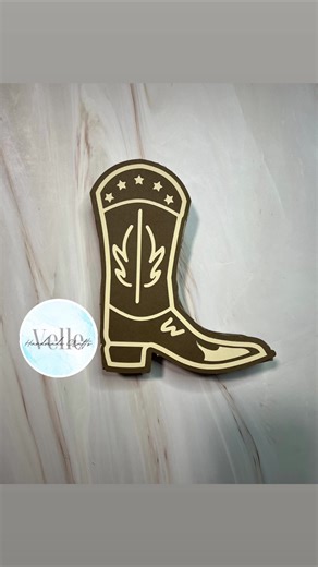 Boot box. #papercraft #smallbusiness #cardstock #crafting #sanantoniotx #cowboyboot