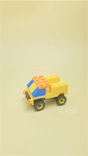 Tiny Yellow LEGO Truck | Simple & Satisfying Build #shorts