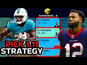 2025 Fantasy Football Mock Draft: 12 Team Full PPR (Pick 1.11)