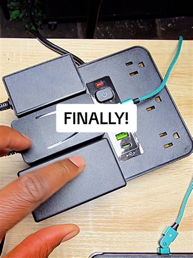 Innovative Power Strip for Better Cable Management