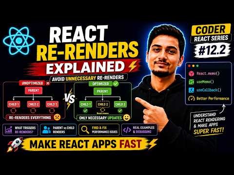 React Performance Basics ⚡ | Avoid Unnecessary Re-renders (Part 2) | Coder React Series #12.2