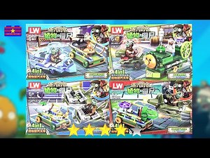 Lego PVZ2 Steam Age: Plants Train Brick Sets Unbox & Build | Unofficial Lego