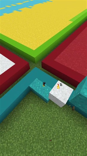 88 Minecraft falling pixel art part 88 #shorts #minecraft #satisfying