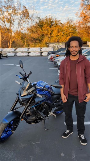 Congratulations to Tafara on his purchase of his Yamaha MT-03! He finally found the bike that fit perfectly for him! Thank you for becoming part of the team! Ride safe! | TEAM CHARLOTTE MOTORSPORTS | Facebook