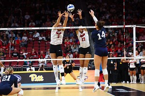 Huskers pay emotional tribute to ex-Nebraska Volleyball coach John Cook at the Bob Devaney Sports Center