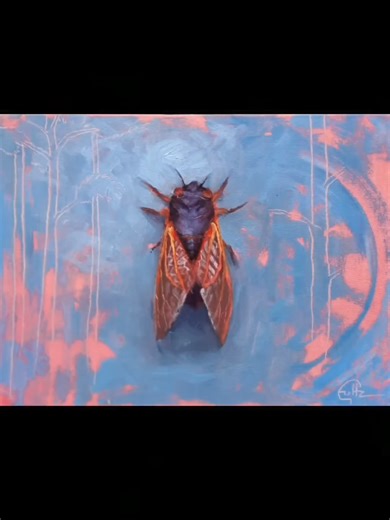 Exploring Pink Stain Techniques in Oil Painting