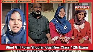 764K views · 166K reactions | Blind Girl Form Shopian Qualifies Class 12th Exam Blinded by pellets in 2016, Shopian's Insha Mushtaq qualifies class 12th board exams with 367 marks (73%) in Arts Stream. | Kashmir Patriot | Facebook