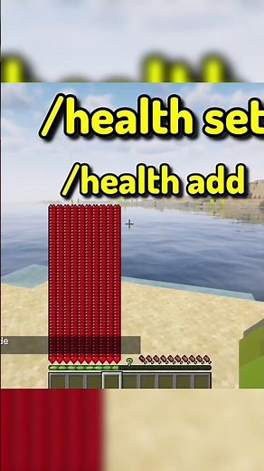 Komenda na zmianę serc w Minecraft. #shorts