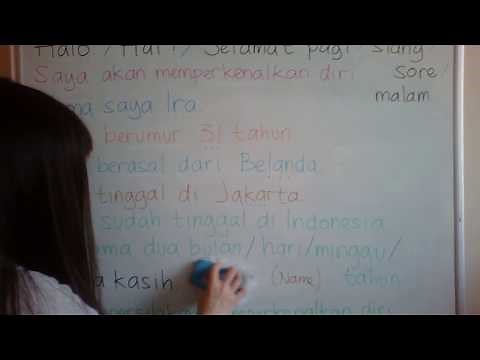 LEARN INDONESIAN LANGUAGE #22 INTRODUCE YOURSELF