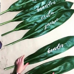 Personalization with a touch of permanence...on unexpected surfaces. 🍃 📷: @nancymoycalligraphy (Instagram) | Sharpie