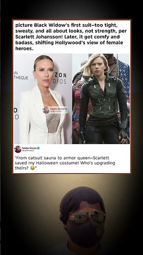 Scarlett Johansson's Black Widow Suit Glow-Up: From Tight Catsuit to Badass Armor 😍