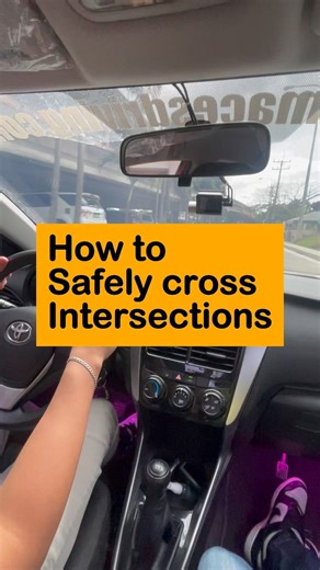 13K views · 488 reactions | ⚠️"NEW DRIVER"⚠️ STICKER (link below) https://shope.ee/8A77um0BRO Unlock intersection confidence with our latest video! Learn essential tips for safe crossings and make every drive smoother. LIKE now for a smarter commute!  | Driving Lessons | Facebook
