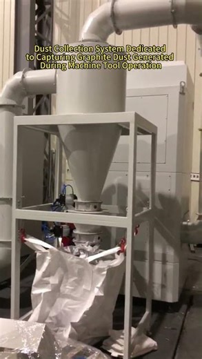 Dust Collection System Dedicated to Capturing Graphite Dust Generated During Machine Tool Operation