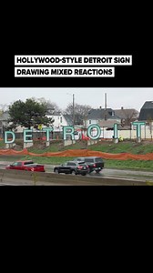 12K views · 58 reactions | : https://l.mlive.com/2RcgdE What do you think of the new Detroit sign? The permanent 8-foot tall letters have been installed along I-94 ahead of the NFL Draft, which will be hosted in Detroit later this month. Reactions have been mixed on social media, but the mayor's office says the sign's neighbors approve. | MLive.com | Facebook